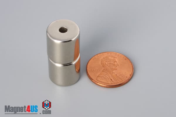 1/2" od x 1/8" id x 1/2" N40 Neodymium Ring Magnet - photo 5