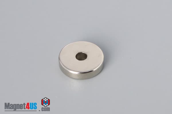 1/2" od x 1/8" id x 1/8" N40 Neodymium Ring Magnet - photo 2