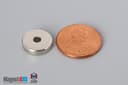 1/2" od x 1/8" id x 1/8" N40 Neodymium Ring Magnet - photo 1