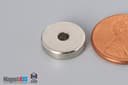 1/2" od x 1/8" id x 1/8" N40 Neodymium Ring Magnet - photo 3