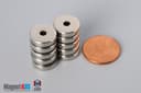1/2" od x 1/8" id x 1/8" N40 Neodymium Ring Magnet - photo 5