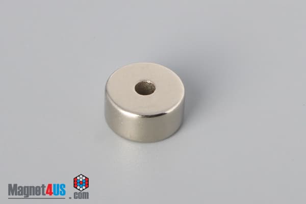 1/2" od x 1/8" id x 1/4" N40 Neodymium Ring Magnet - photo 2