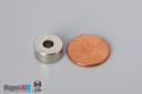 1/2" od x 3/16" id x 1/4" N45 Neodymium Ring Magnet - photo 1