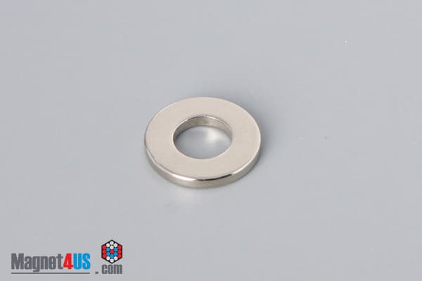 1/2" od x 1/4" id x 1/16" N40 Neodymium Ring Magnet - photo 2