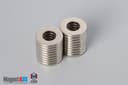 1/2" od x 1/4" id x 1/16" N40 Neodymium Ring Magnet - photo 4