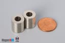1/2" od x 1/4" id x 1/16" N40 Neodymium Ring Magnet - photo 5