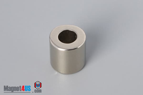 1/2" od x 1/4" id x 1/2" N45 Neodymium Ring Magnet - photo 2