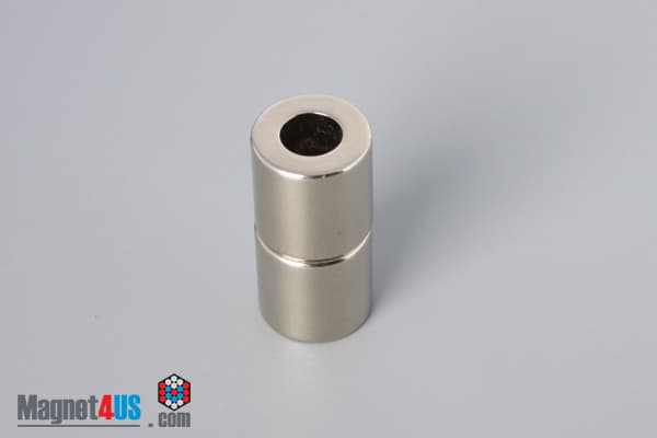 1/2" od x 1/4" id x 1/2" N45 Neodymium Ring Magnet - photo 4
