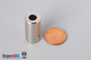 1/2" od x 1/4" id x 1" N40 Neodymium Ring Magnet - photo 1