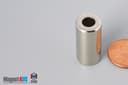 1/2" od x 1/4" id x 1" N40 Neodymium Ring Magnet - photo 3