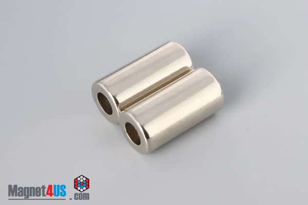 1/2" od x 1/4" id x 1" N40 Neodymium Ring Magnet - photo 5