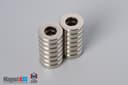 1/2" od x 1/4" id x 1/8" N40 Neodymium Ring Magnet - photo 4