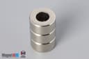 1/2" od x 1/4" id x 1/4" N45 Neodymium Ring Magnet - photo 4