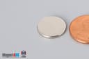 9/16" dia. x 1/16" N40 Neodymium Disc Magnet - photo 3