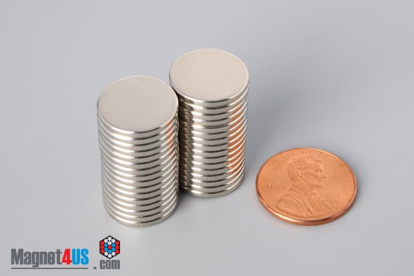 9/16" dia. x 1/16" N40 Neodymium Disc Magnet - photo 5