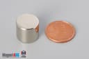 9/16" dia. x 1/2" N40 Neodymium Disc Magnet - photo 1