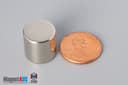 9/16" dia. x 9/16" N52 Neodymium Cylinder Magnet - photo 1