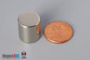 9/16" dia. x 5/8" N45 Neodymium Cylinder Magnet - photo 1