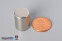 9/16" dia. x 3/4" N45 Neodymium Cylinder Magnet - photo 1