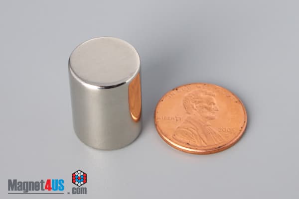 9/16" dia. x 3/4" N45 Neodymium Cylinder Magnet