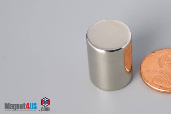 9/16" dia. x 3/4" N45 Neodymium Cylinder Magnet - photo 3