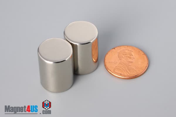 9/16" dia. x 3/4" N45 Neodymium Cylinder Magnet - photo 5