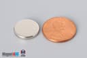 9/16" dia. x 3/32" N40 Neodymium Disc Magnet - photo 1
