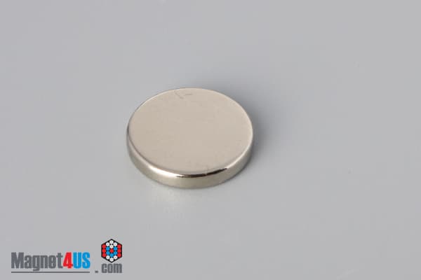 9/16" dia. x 1/10" N45 Neodymium Disc Magnet - photo 2