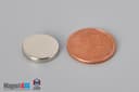 9/16" dia. x 1/10" N45 Neodymium Disc Magnet - photo 1