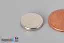 9/16" dia. x 1/10" N45 Neodymium Disc Magnet - photo 3