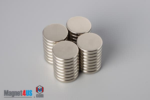 9/16" dia. x 1/10" N45 Neodymium Disc Magnet - photo 4