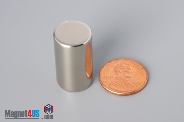 9/16" dia. x 1" N40 Neodymium Cylinder Magnet