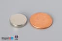 9/16" dia. x 1/8" N40 Neodymium Disc Magnet - photo 1