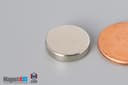 9/16" dia. x 1/8" N40 Neodymium Disc Magnet - photo 3