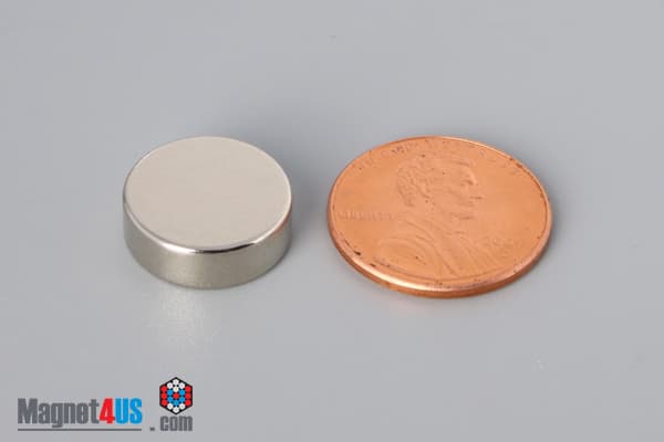 9/16" dia. x 3/16" N52 Neodymium Disc Magnet - photo 1