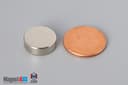 9/16" dia. x 3/16" N52 Neodymium Disc Magnet - photo 1
