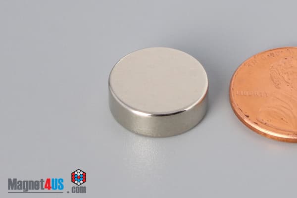 9/16" dia. x 3/16" N52 Neodymium Disc Magnet - photo 3