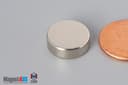 9/16" dia. x 3/16" N52 Neodymium Disc Magnet - photo 3