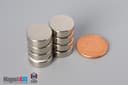 9/16" dia. x 3/16" N52 Neodymium Disc Magnet - photo 5