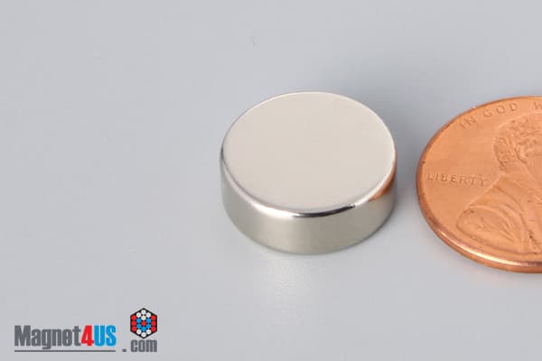 9/16" dia. x 2/10" N45 Neodymium Disc Magnet - photo 3