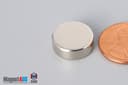 9/16" dia. x 2/10" N45 Neodymium Disc Magnet - photo 3