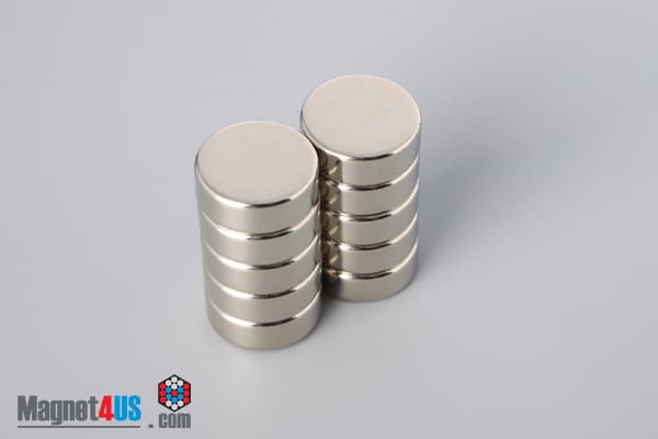 9/16" dia. x 2/10" N45 Neodymium Disc Magnet - photo 4