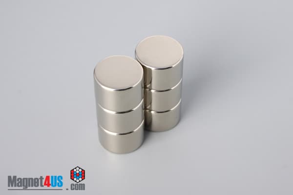 9/16" dia. x 3/8" N45 Neodymium Disc Magnet - photo 4