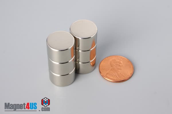 9/16" dia. x 3/8" N45 Neodymium Disc Magnet - photo 5