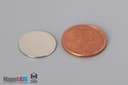 5/8" dia. x 1/32" N40 Neodymium Disc Magnet - photo 1