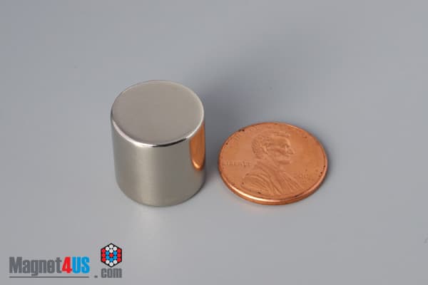 5/8" dia. x 5/8" N40 Neodymium Cylinder Magnet - photo 1