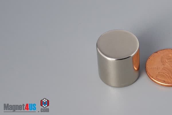 5/8" dia. x 5/8" N40 Neodymium Cylinder Magnet - photo 3