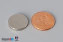 5/8" dia. x 3/32" N40 Neodymium Disc Magnet - photo 1