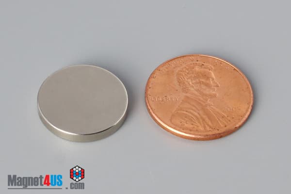 5/8" dia. x 3/32" N40 Neodymium Disc Magnet
