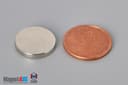 5/8" dia. x 1/10" N40 Neodymium Disc Magnet - photo 1